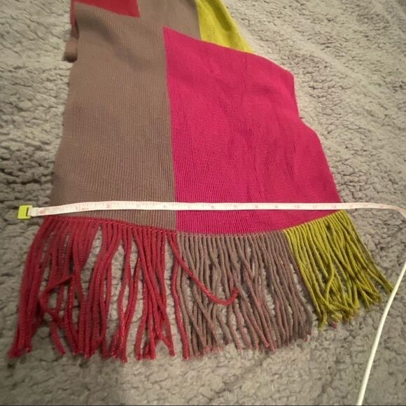 Bonnefoy Color Block Wool Blend Scarf - Picture 7 of 7